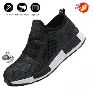 WerkSneakers | Unisex Steel Toe Black